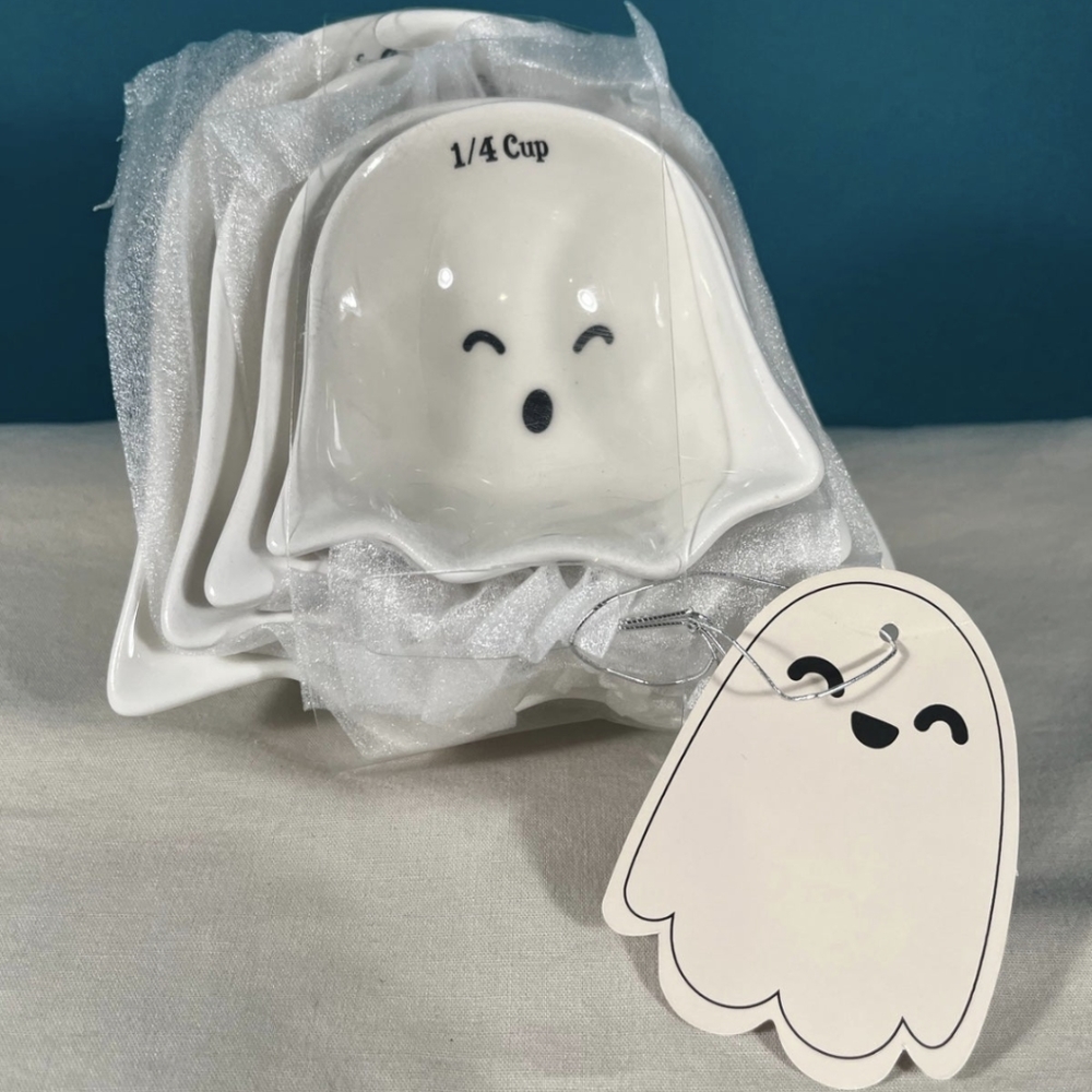 Cute Halloween Happy Ghost Measuring Cups Measure Cup Set of 4